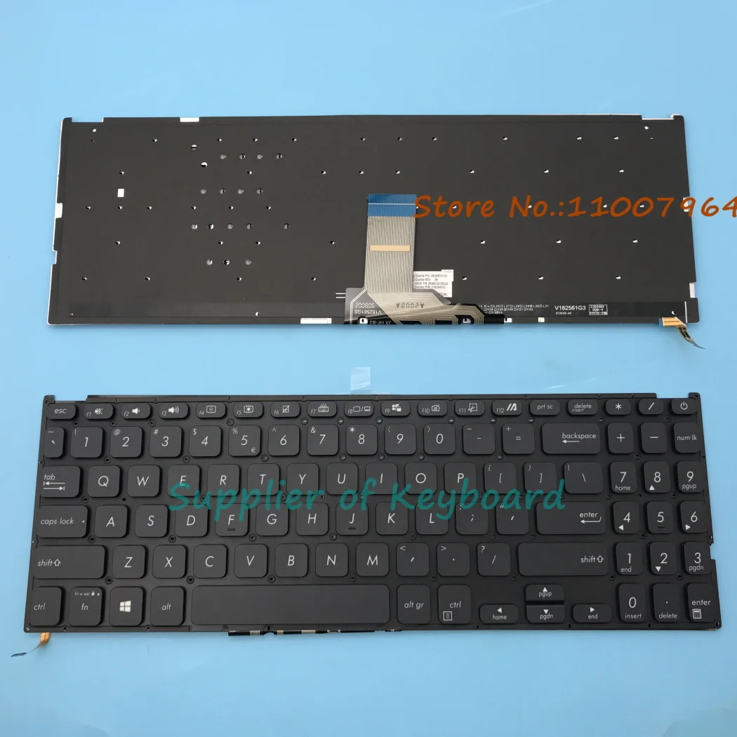 NEW English/Russian For Asus X515 X515DA X515EA X515J X515JA X515UA X515M X515MA F515 F515J F515JA F515E F515EA Keyboard Backlit