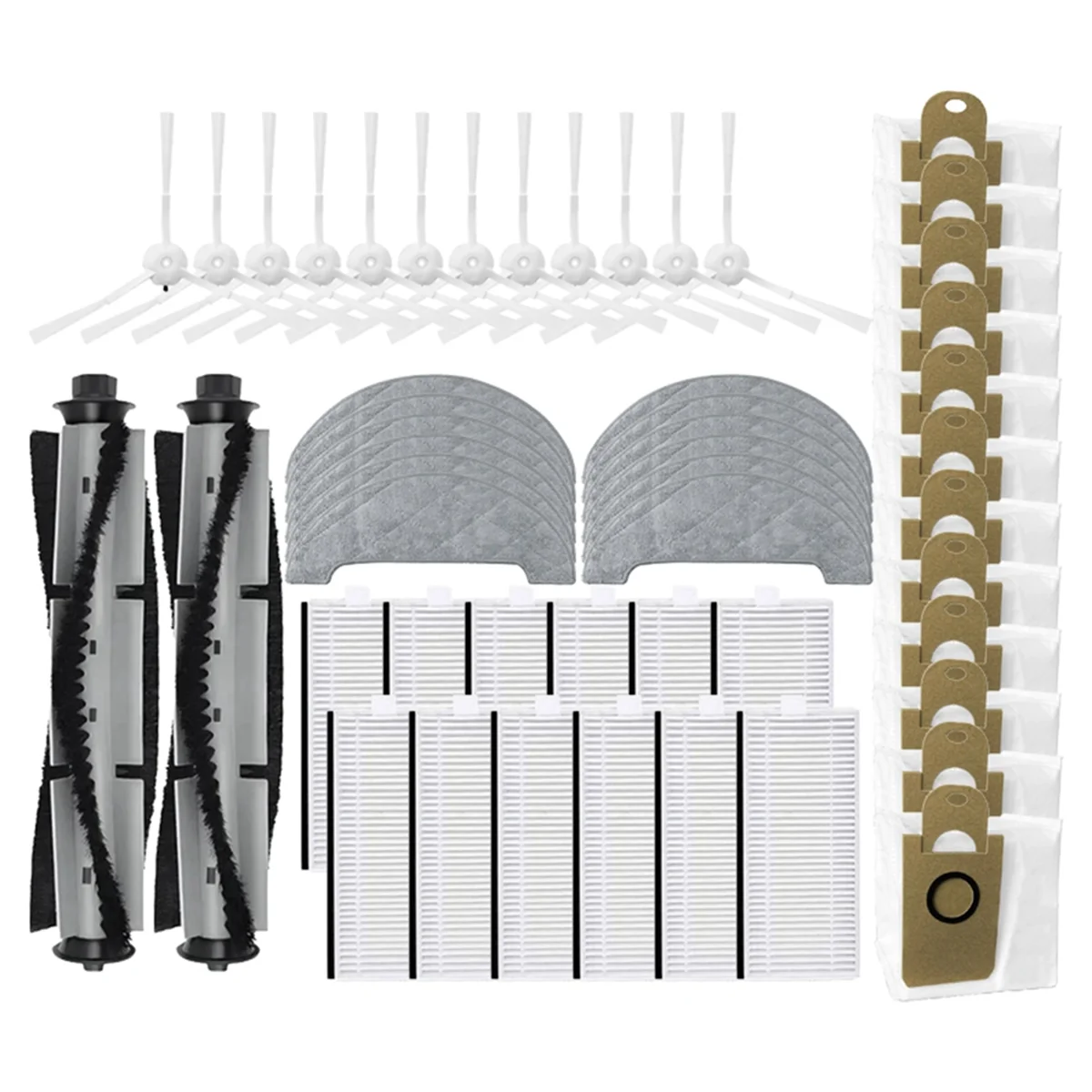 

Fit for H14, Innos R7, LINHAS LH90 Replacement Parts Accessories Roller Side Brush Filter Mop Cloth Dust Bag