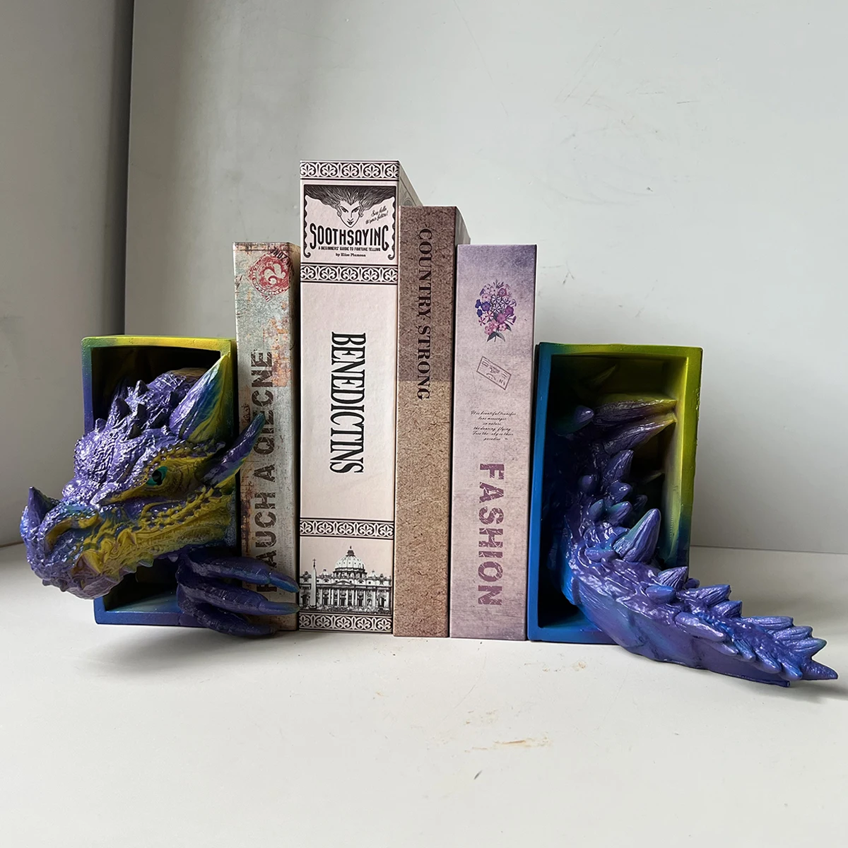 Dragon Bookends Set 4