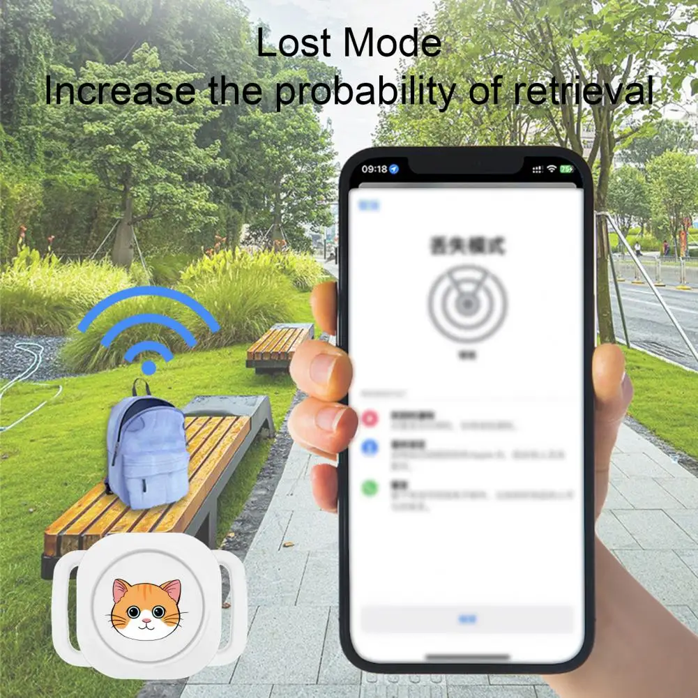 Pet Tracker Bluetooth-compatible Anti-lost Gps Tracker for Iphone Real-time Global Tracking Device with Easy Control Reliable