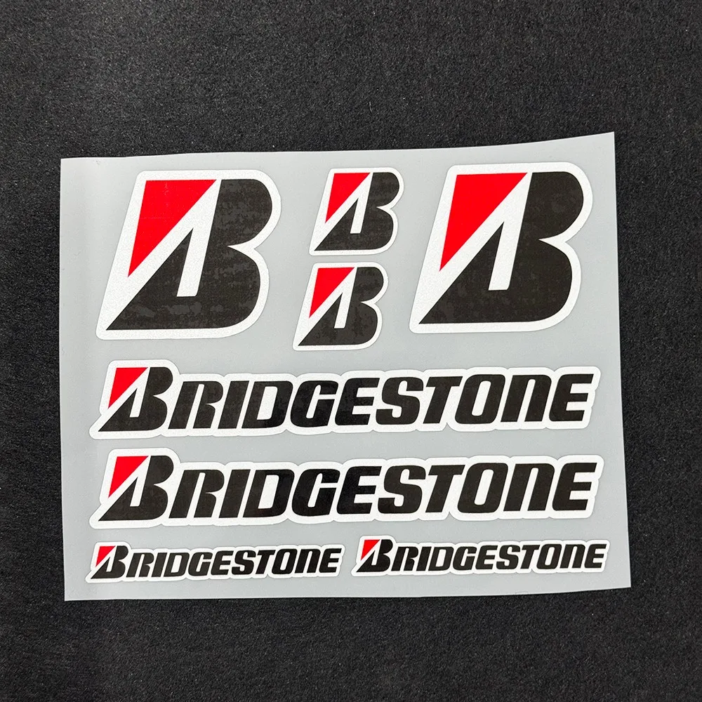 AliExpress Racing Tuning Bridgestone Logo Reflective Decals Self-adhesive Sticker for Vehicle Rim Bike Body Motorbike Helmet DIY Decoration