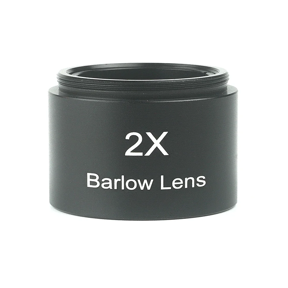 

EYSDON 2X Barlow Lens 1.25 Inch Fully Metal Coated Optical Glass With Front M28*0.6mm Filter Threads for Telescope Eyepiece