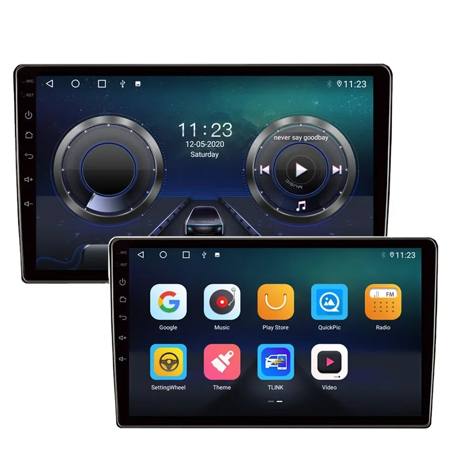 Universal Ts10 Android 12 Car Video Dvd Multimedia Stereo Player 2K Car Android Radio For  VW Audi BMW Toyota Chevrolet