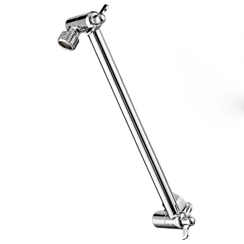 Showers Arms Brackets Stainless Steel Adjustable Length Shower Arm Ceiling Mounted Shower Head Bracket Chrome