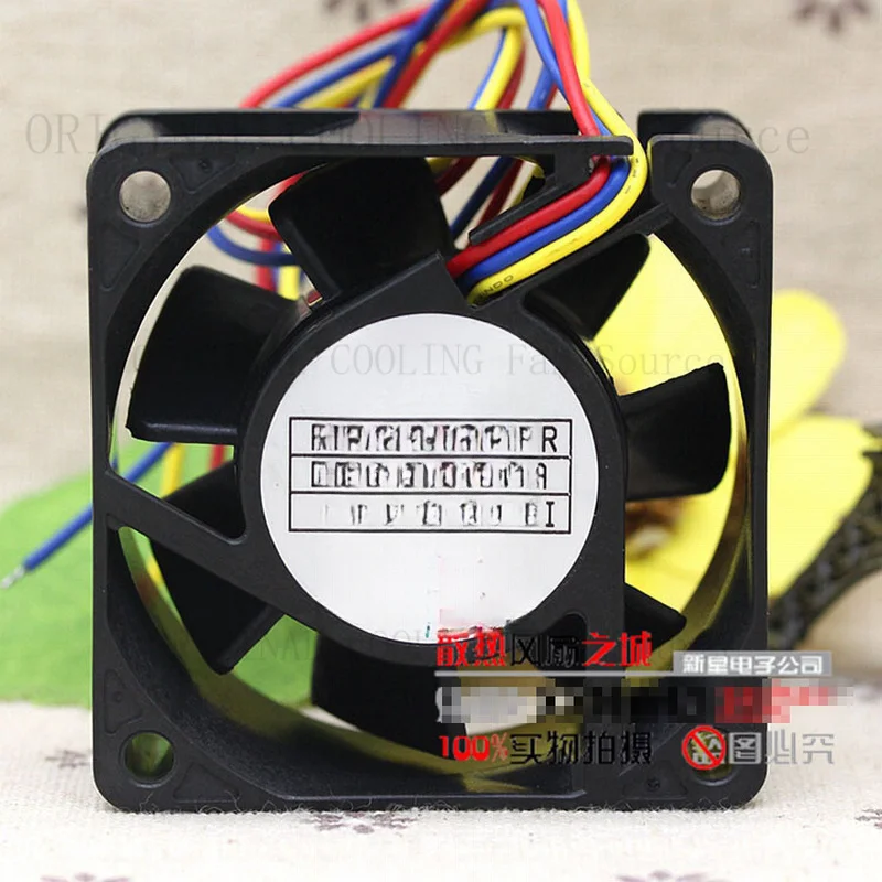R+  FOR MECHATRONICS F6025E24B2 RSR 6CM 24V 0.125A 3-wire double ball inverter fan
