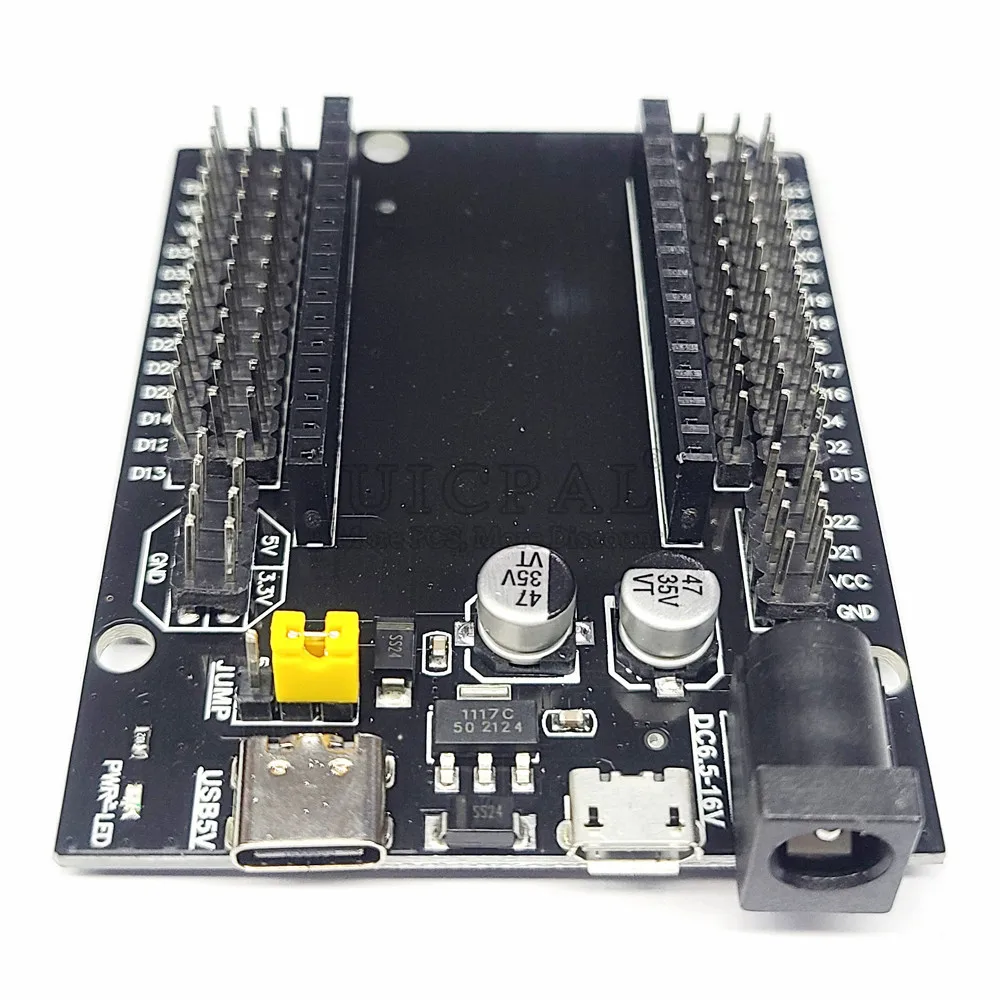 Плата расширения ESP32, 30-контактная, с разъемом Micro USB Type-C, для разработчиков ESP32, 2,4 ГГц, Wi-Fi, два ядра