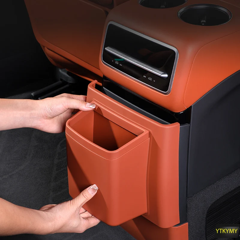 

LIXIANG L6L7L8L9 Refrigerator kick-proof lid Rear trash can storage Car modification interior accessories
