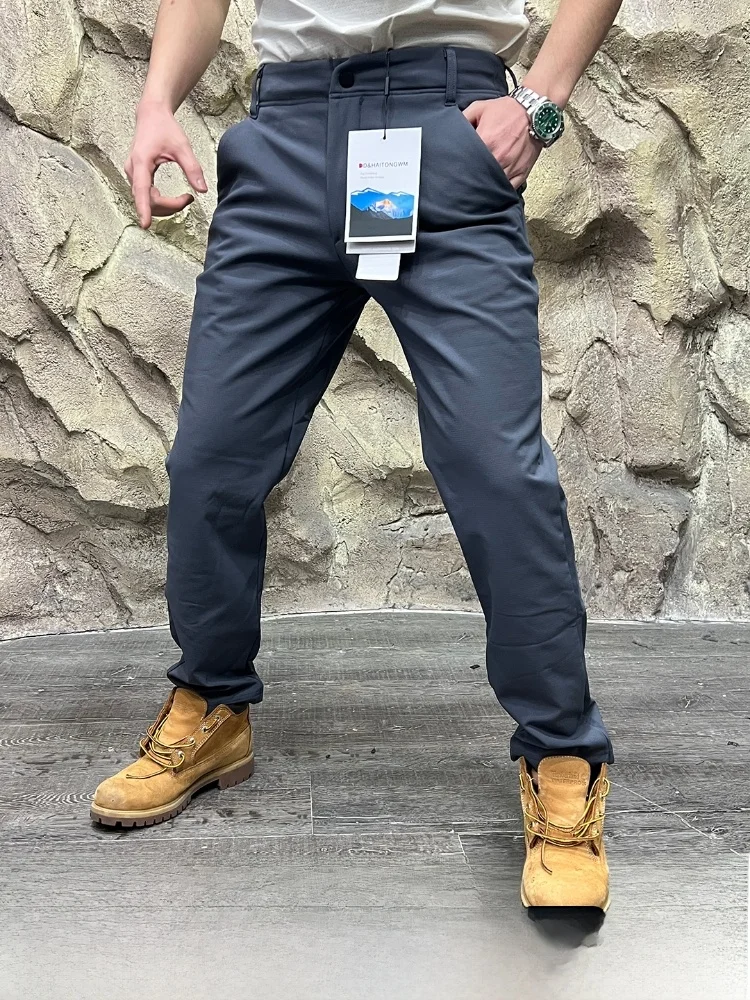 

L-Series Replacement! Plaid Matrix Nylon Fabric! Autumn Winter Men's Outdoor Commute Soft ell Casual Pants Straight Leg But...