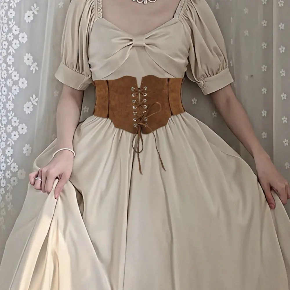 cinto-de-cintura-largo-ajustavel-de-couro-pu-e-camurca-marrom-elastico-estilo-corset-para-mulheres-modernas