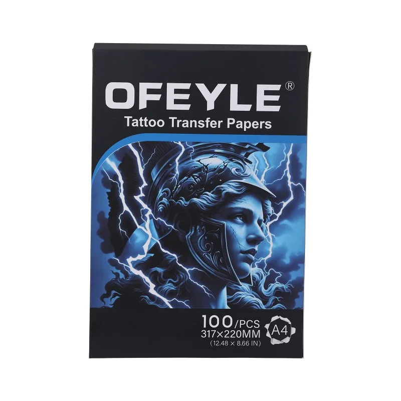 Tattoo quadruple thermal transfer paper, handwritten transfer paper, clear printing, hand drawn tattoo pattern, embroidery