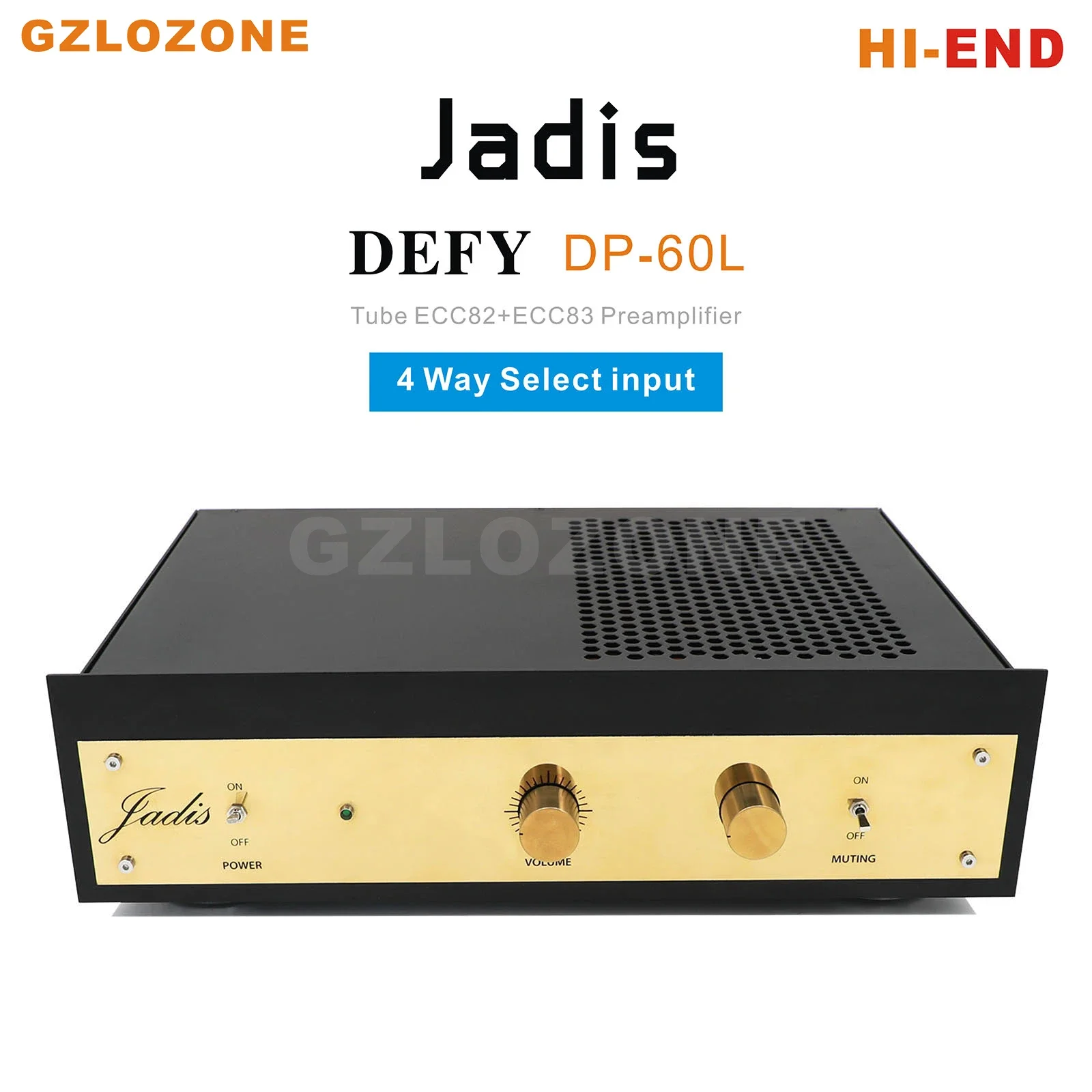 GZLOZONE HIEND DP-60L مضخم أنبوبي ECC82+ECC83 قاعدة أنبوب Preamp على دائرة Jadis مع مدخلات 4 اتجاهات #1