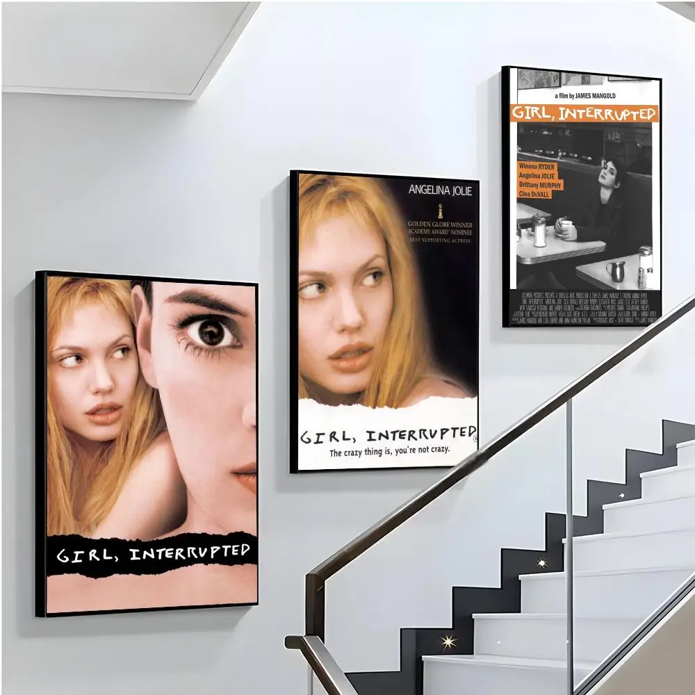 فتاة متقطعة الفيلم التلفزيون أنيمي المشارك HD الفن لزجة جدار مقاوم للماء غرفة المعيشة المنزلي غرفة نوم بار #3