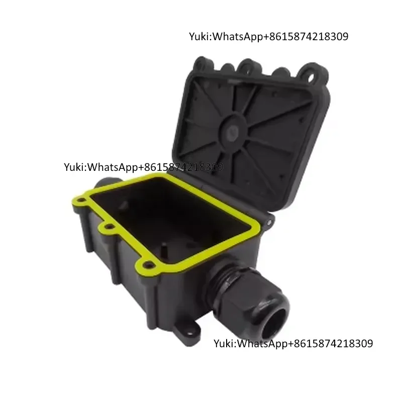 IP68 Waterproof Sunproof Electrical Cable Wire Junction Box with Terminal Block Plastic Shell for Cable Connection