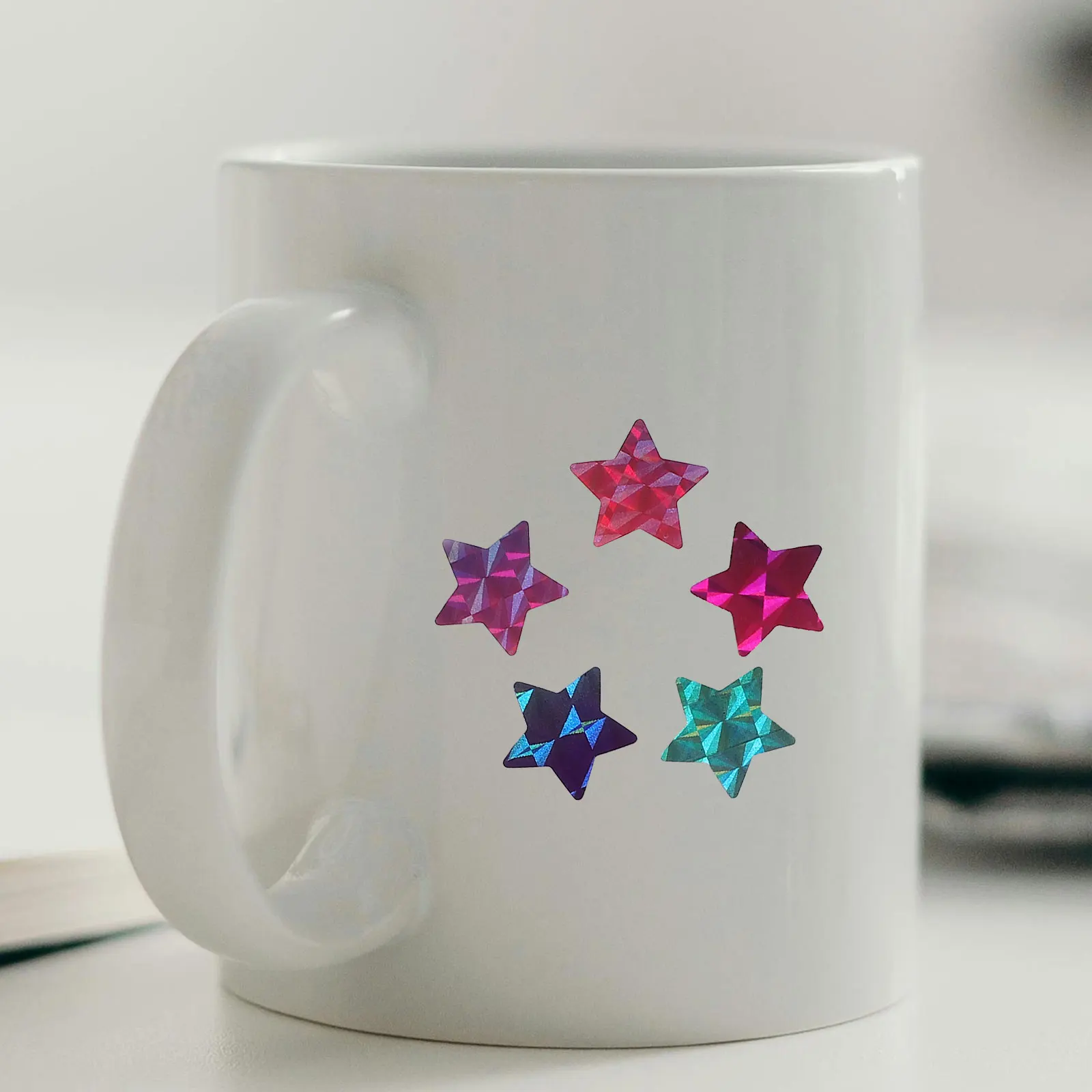 

15 Sheets Five- Adhesive Stickers Gold Glitter Reward Labels for Kids Classroom Encouragement Nursery Decor Stationery