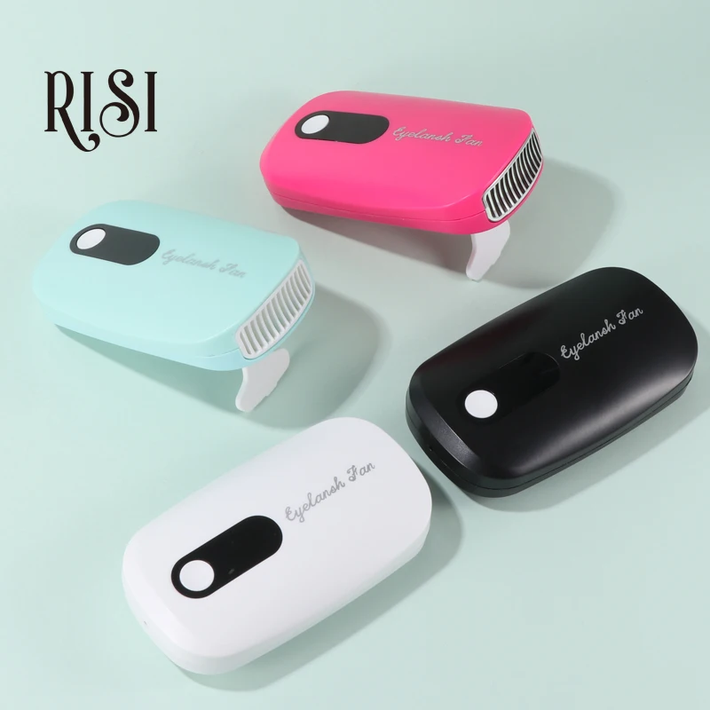 RISI Mini Fan USB Eyelash Extension Tool Dryer Air Blower Glue Fast Dry Grafted Eyelashes Dedicated Dryer For Lash Makeup Tool