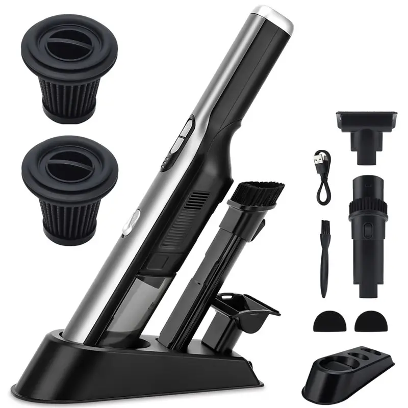 Handheld Vacuum Cordless Portable Car Vacuum Brushless Motor Vacuum Portable Handheld For Home/Car/Pet With 2-Speed