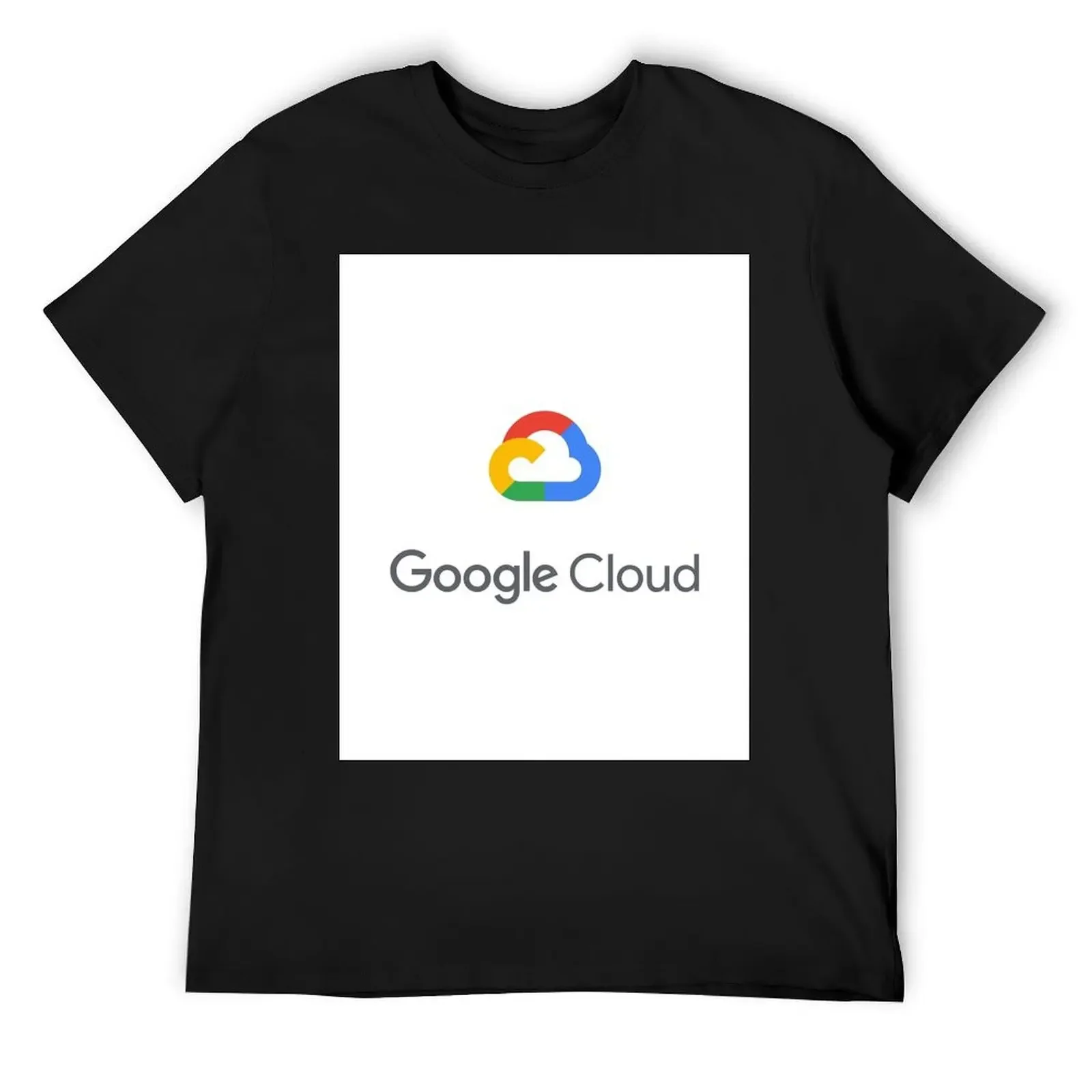 google gcp cloud T-Shirt vintage clothes oversized Aesthetic clothing blue archive t shirts for men cotton