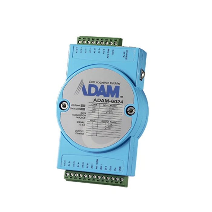 

Advantech ADAM-6024 6ch analog input/2ch analog output/2ch digital input/2ch digital output