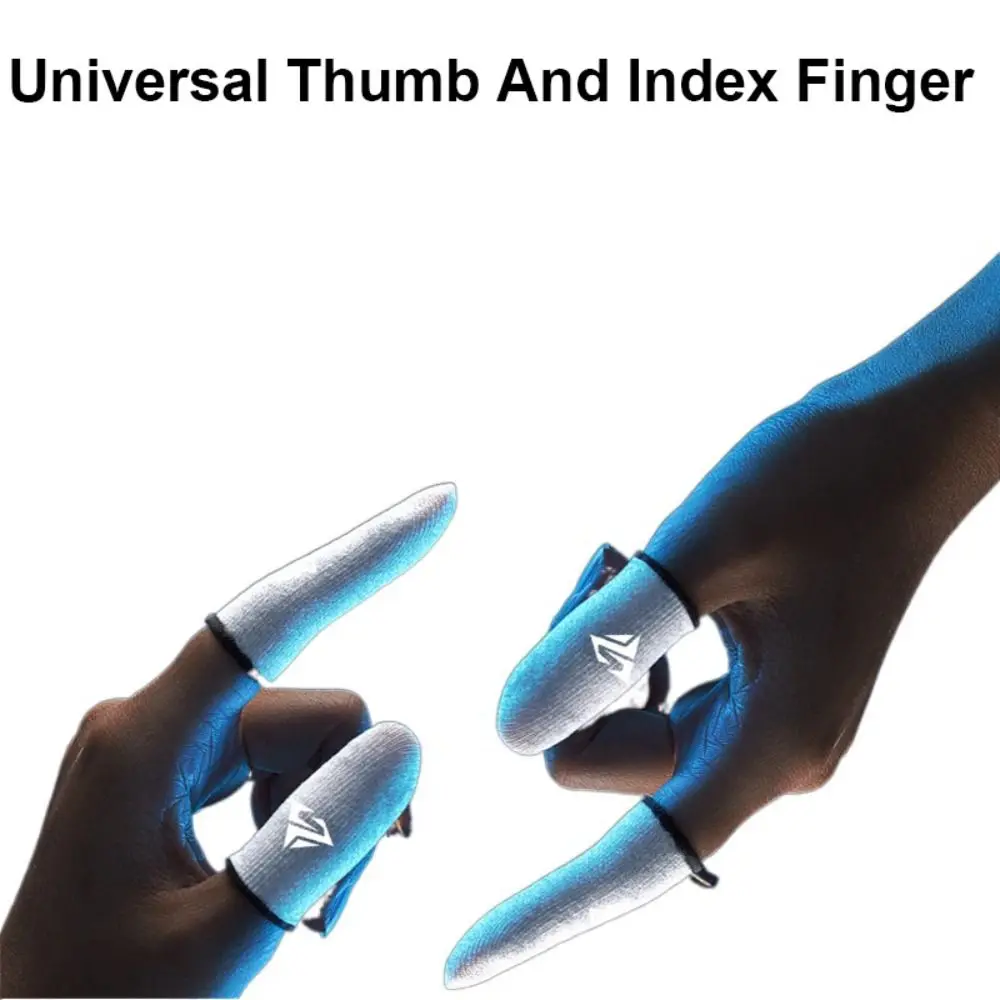 2 PCS New Sweatproof Gaming Finger Cover Anti-slip Breathable Finger Sleeve Sensitive Mobile Game Fingertip Gloves