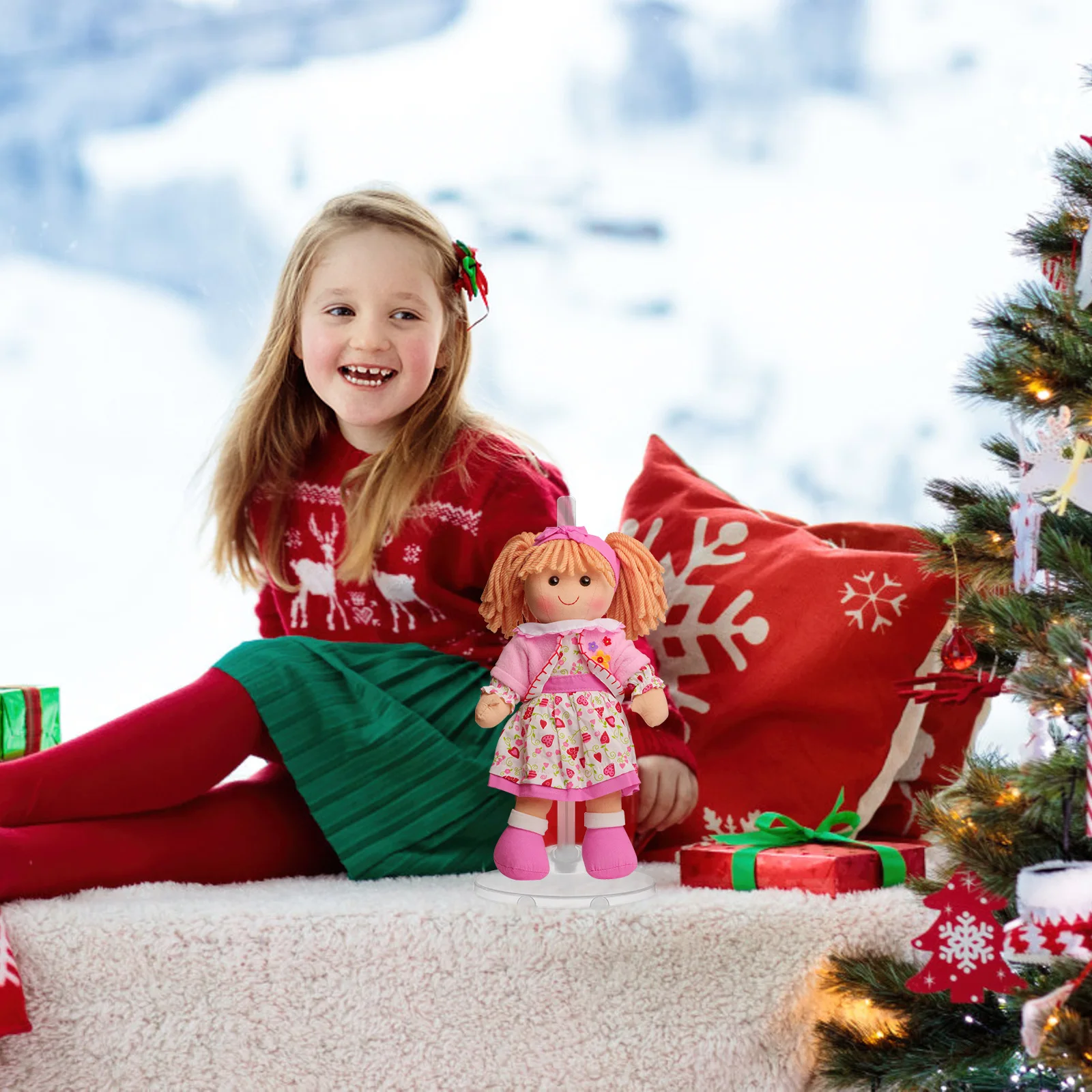 15Pcs Toy Stand Display Racks for Mannequins Babies Model Support Holders Waist Strap Hanging Accessories