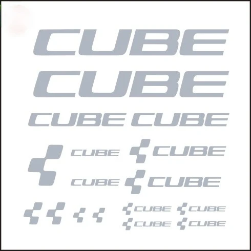 for CUBE Bicycle Frame Stickers Cycling DIY Decoration Racing Cycling Reflective Decals Kits Art Decor Car Stickers Vinyls,