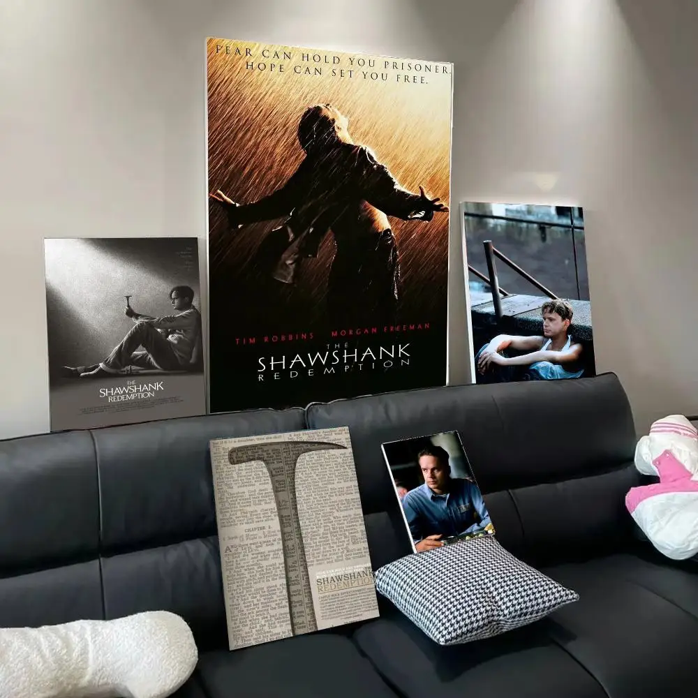 Classic Movie The S-Shawshank Redemption Poster Modern  Wall Art Aesthetic Minimalist Bedroom Decor Cafe Home Gift