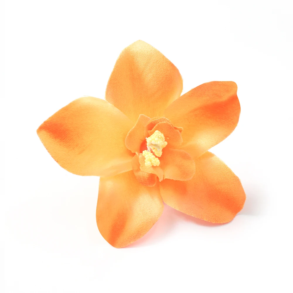 10/20 Stück künstliche Orchideenköpfe, künstliche Blumen, die für Frauen und Mädchen als Haarnadel, DIY, Braut, Hochzeit, Dekoration, Kranz, Zubehör verwendet werden können – Detail 12