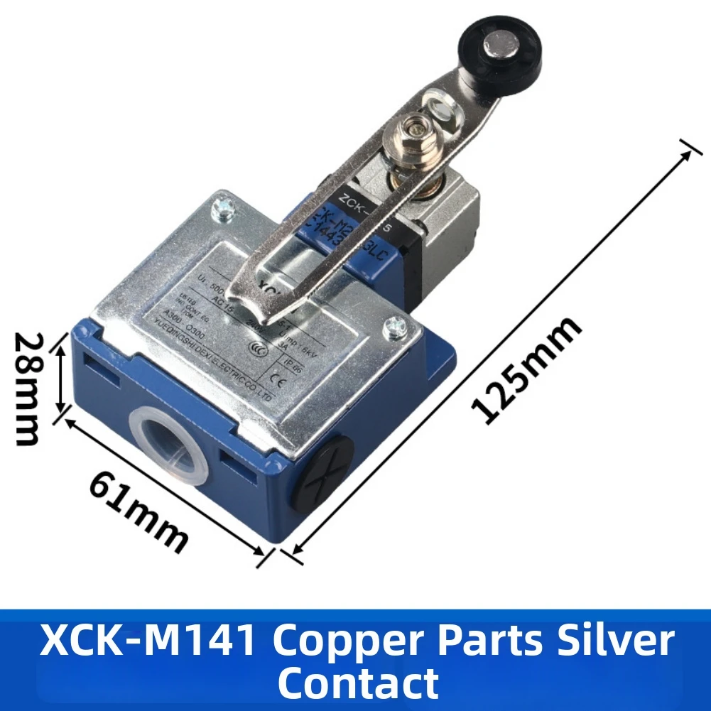 XCK-M141 Travel Limit/ Switch IP66 Aluminum Alloy Housing Silver Contacts 3A 240V For Industrial/ Electrical Equipment Control