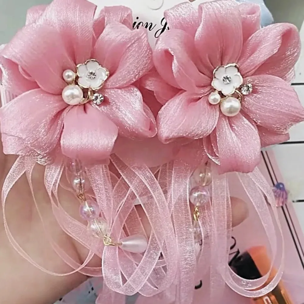 

New 5M Pleated Chiffon Ribbon 6cm Wide DIY Bow Ribbon Tulle Yarn Wedding Party Supplies