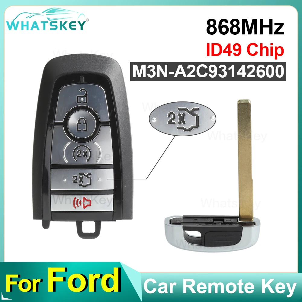 

Whatskey, 868 МГц, идентификация 49, фотогалерея, для Ford Mustang, Cobra Edge, Fusion Explorer, F-Series 2017-20