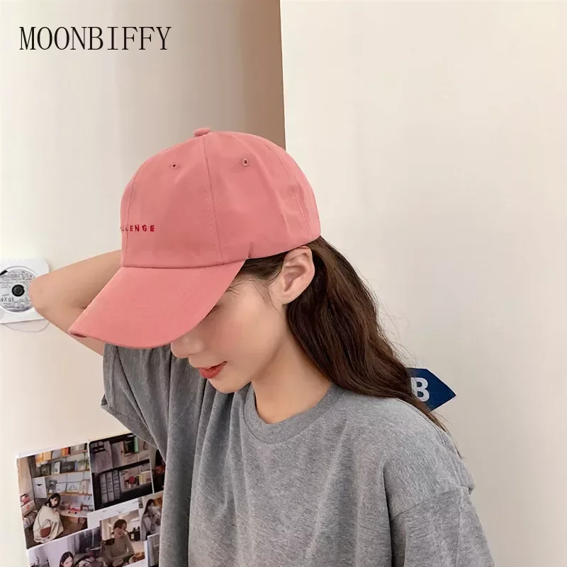 Casual Men and Women Through Letter Cotton Baseball Caps Sports Outdoor Ponytail Hats Ladies Hip Hop Hats Streetwear