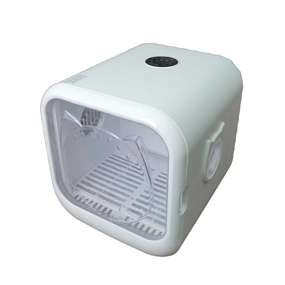 Direct plug-in White ABS Material Pet Dryer Box Suitable for pet shop use Automatic Cat and Dog Dryer Pet Grooming Products