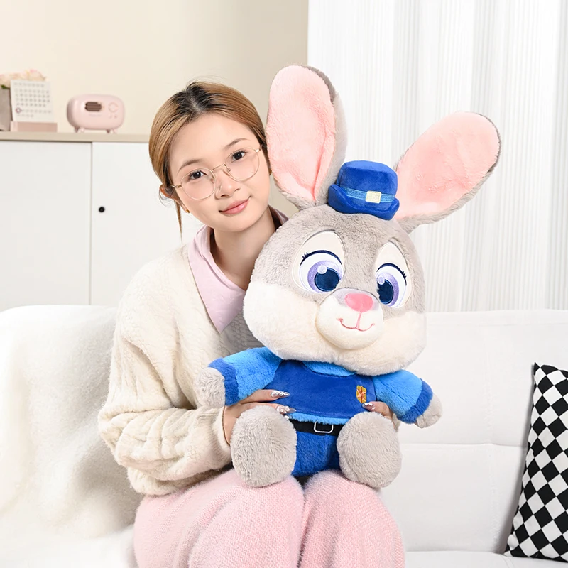 Detalhes de crachá requintados, adequados para a pele, sem derramamento, enchimento de algodão pp de alta elasticidade, brinquedo de companheiro para crianças, judy nick, presente