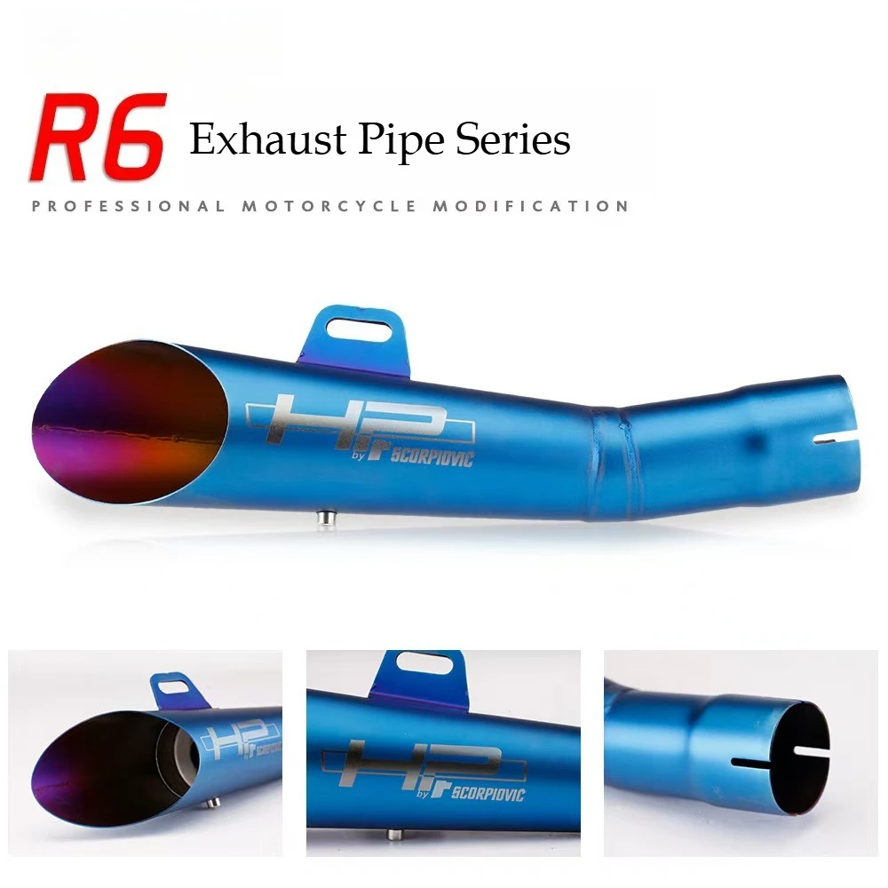 Universal Motorcycle GP Exhaust Motorcross Pipe DB Killer Escapamento Escape Moto Racing Muffler For R6 R3 MT09 Pitbike ATV R1