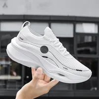 Spring Men's Free Running Shoes for Women Soft Sole Cushion Jogging Sports Shoes Mesh Breathable Sock Sneakers Men Walking Shoes
