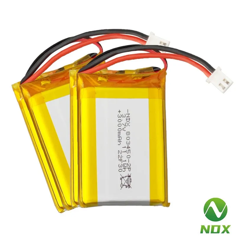buy more will cheap Soft pack lithium battery 3000mAh 3.7V ternary battery 803450 full capacity rechargeable battery