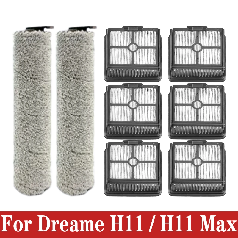 Dreame H11 / H11 Max / H12 Core Roller Brush Hepa Filter Vacuum Cleaner Replacement Spare Part Accessory