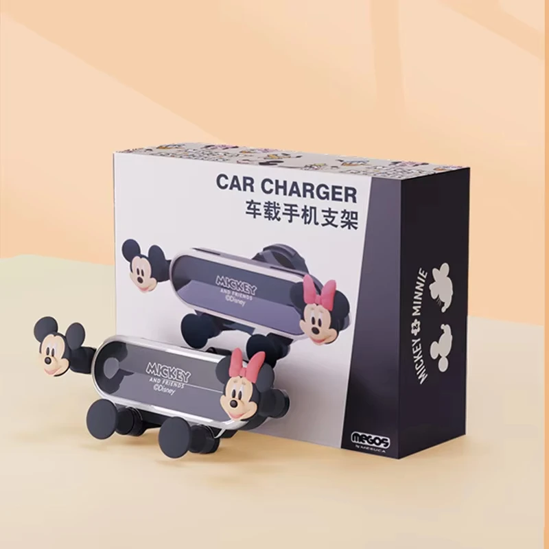 

Mickey Minnie Mouse Car Phone Holder Air Vent Mount Universal for iPhone Samsung with Cute Couple Cartoon Decor