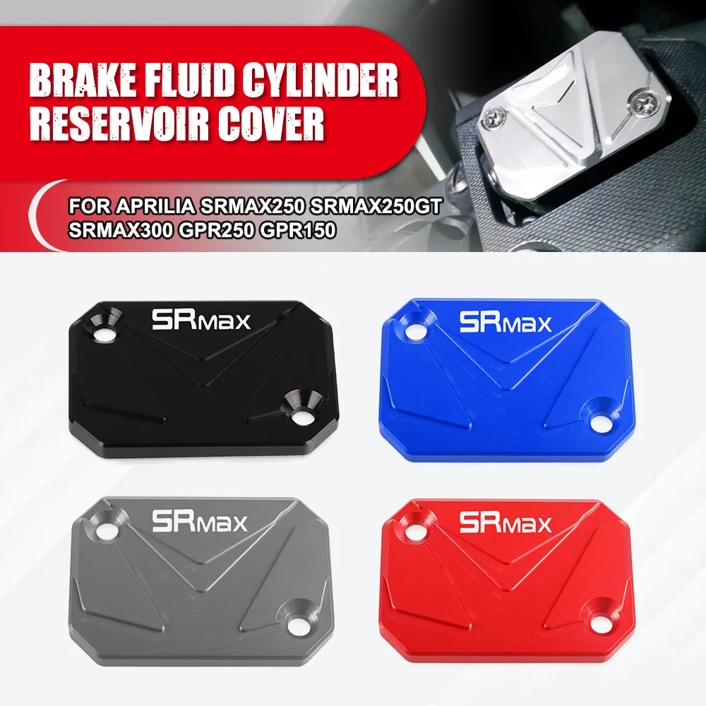 

Аксессуары, передняя и задняя крышка бачка тормозной жидкости для Aprilia SRMAX250 SRMAX250GT SRMAX300 GPR250 GPR150, мотоцикл с ЧПУ