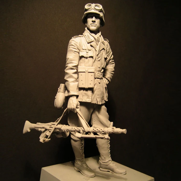 1 / 16 Resin  Model Military Theme Army Infantry White Model Manual