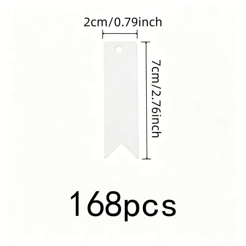 168 pcs White Paper Labels, Easy to Write On for Wedding Favor Labels, Multipurpose, Versatile, Practical