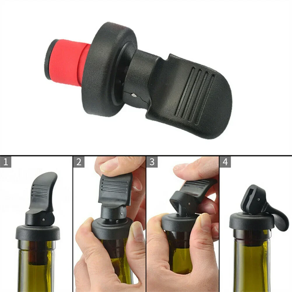 Wine Bottle Stopper Bar Hand Press Sealing Champagne Beers Cap Beers Cork Plug Seal Lids Vacuum Fresh-keeping Wine Bottle Plug