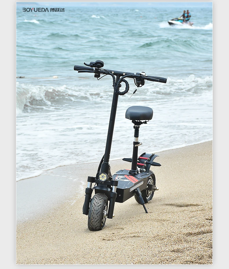 BOYUEDA Q7PRO Dual Motor 52V19AH Elektroroller, faltbar, 10 Zoll, High-End All-Terrain Elektroroller – Detail 18