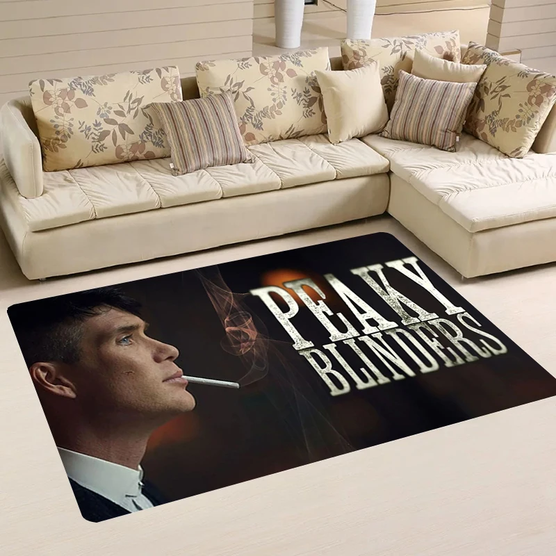 

P-Peaky Tommy Shelby Blinders Carpets Home Aesthetic Room Decoration Balcony Door Mat Kitchen Carpet Rugs Foot Rug Mats Bathroom