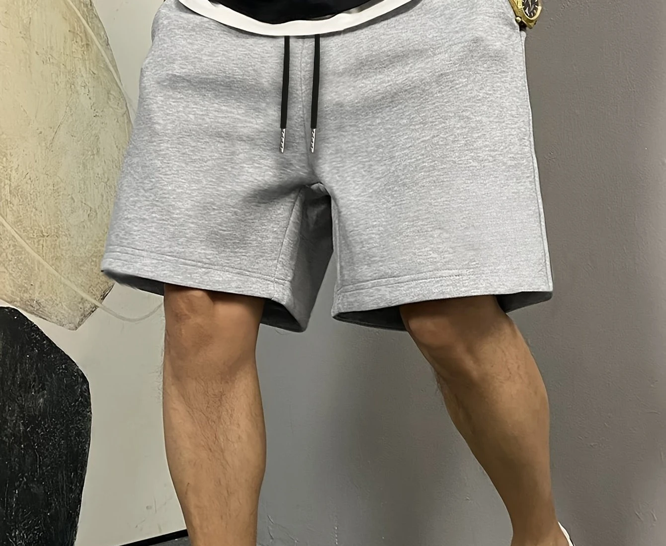 Men's Summer Gym, Jogging, Solid Color, Simple and Fashionable, Versatile, Suitable for Both Men and Women, Casual Sports Shorts
