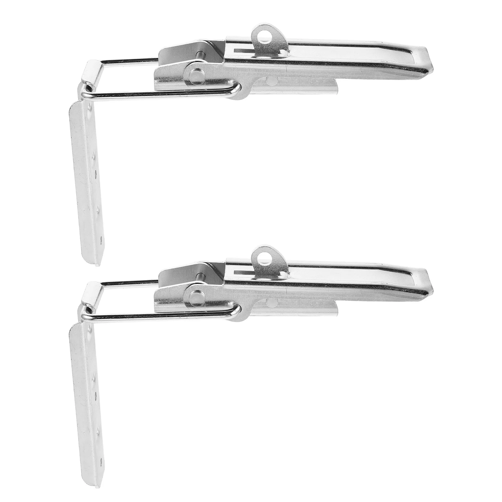 

2Pcs Heavy Duty Industrial Lock Latch Galvanized Iron Quick Release Toggle Latch for Truck Toolbox Cargo Door Lock Replacement