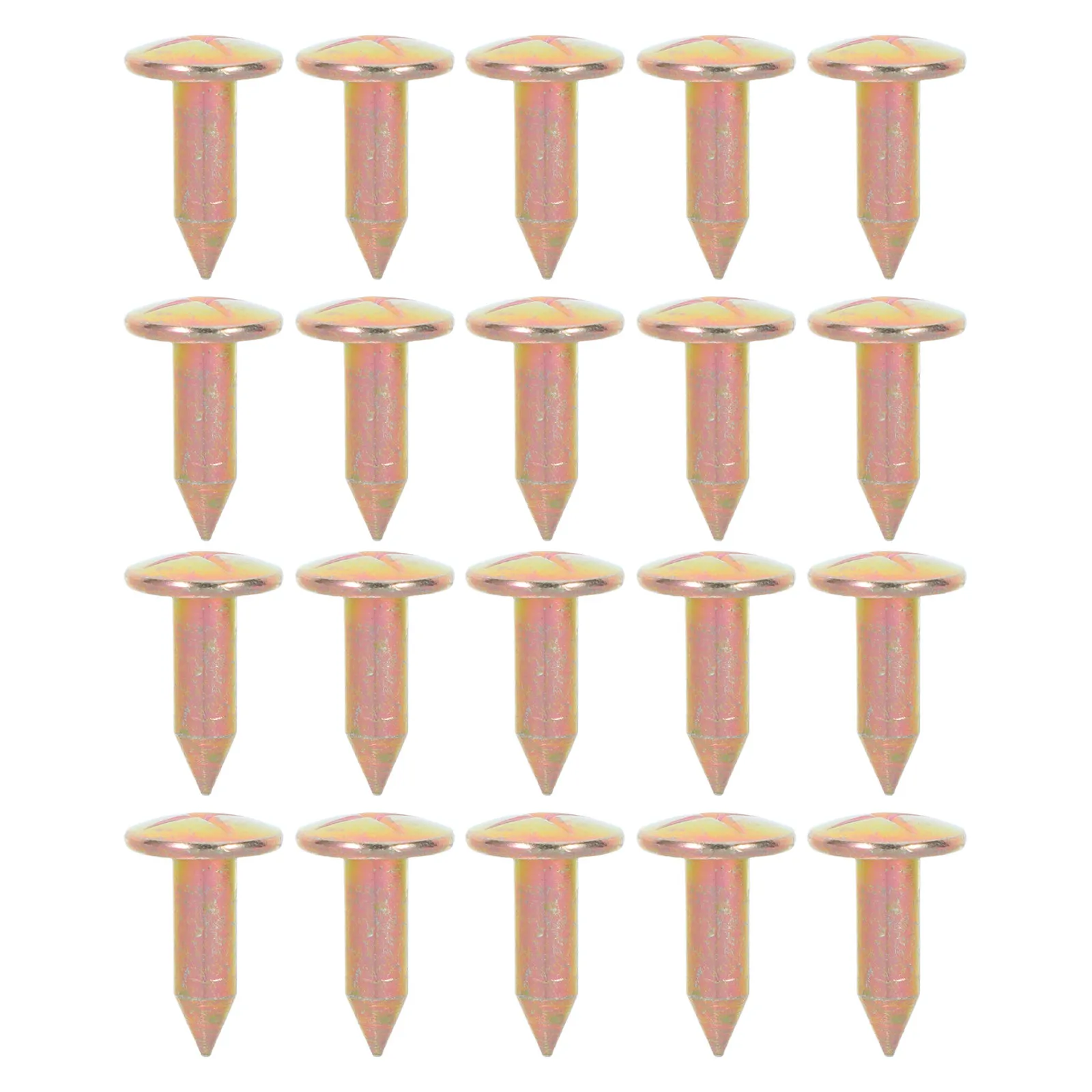 20Pcs Boundary Marker Nails Heavy Duty Survey Reference Nails for Civil Engineering Land Measurement Property Line Markers