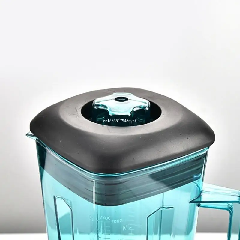 Secure Locking Mechanism Lid for Safe Use High Speed Blending Container Lid with Removable Plug Dropship