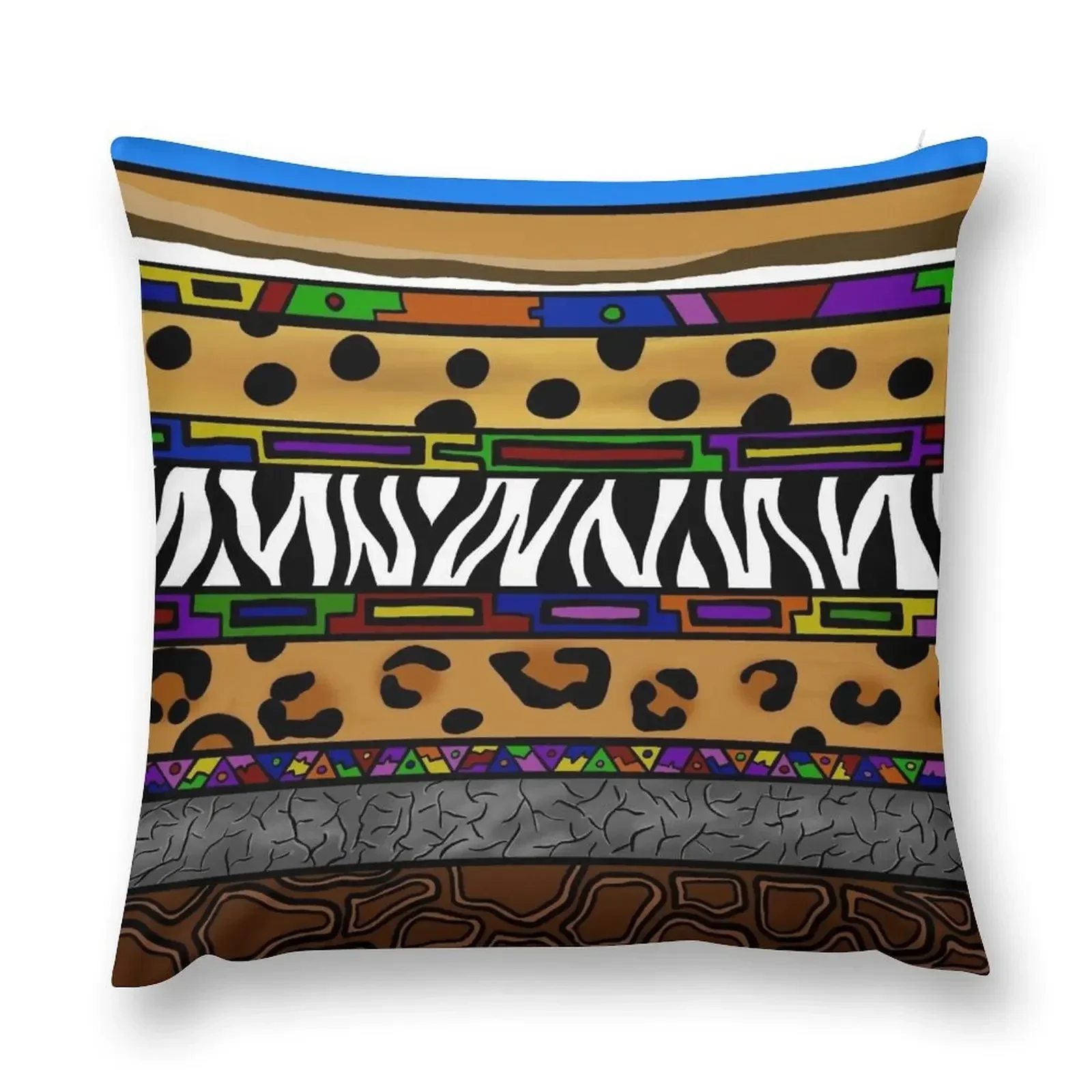 

South African patterns Throw Pillow Pillowcases Cushion Covers Sofa christmas cushions covers Covers For Sofas pillow