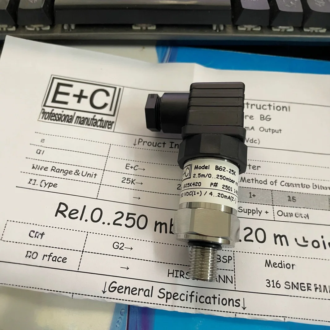 

2025 0-1.6 bar abs pressure sensor -1.. 4bar